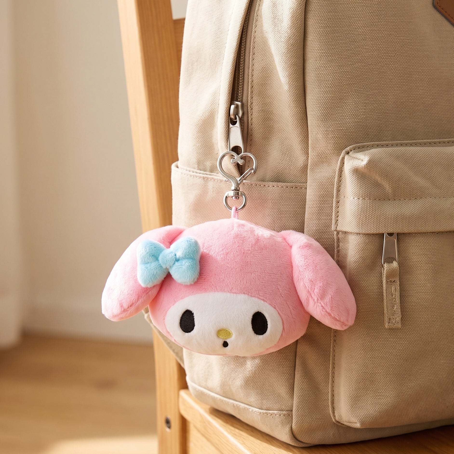 Productafbeelding Hello Kitty - My Melody Pluchen Sleutelhanger