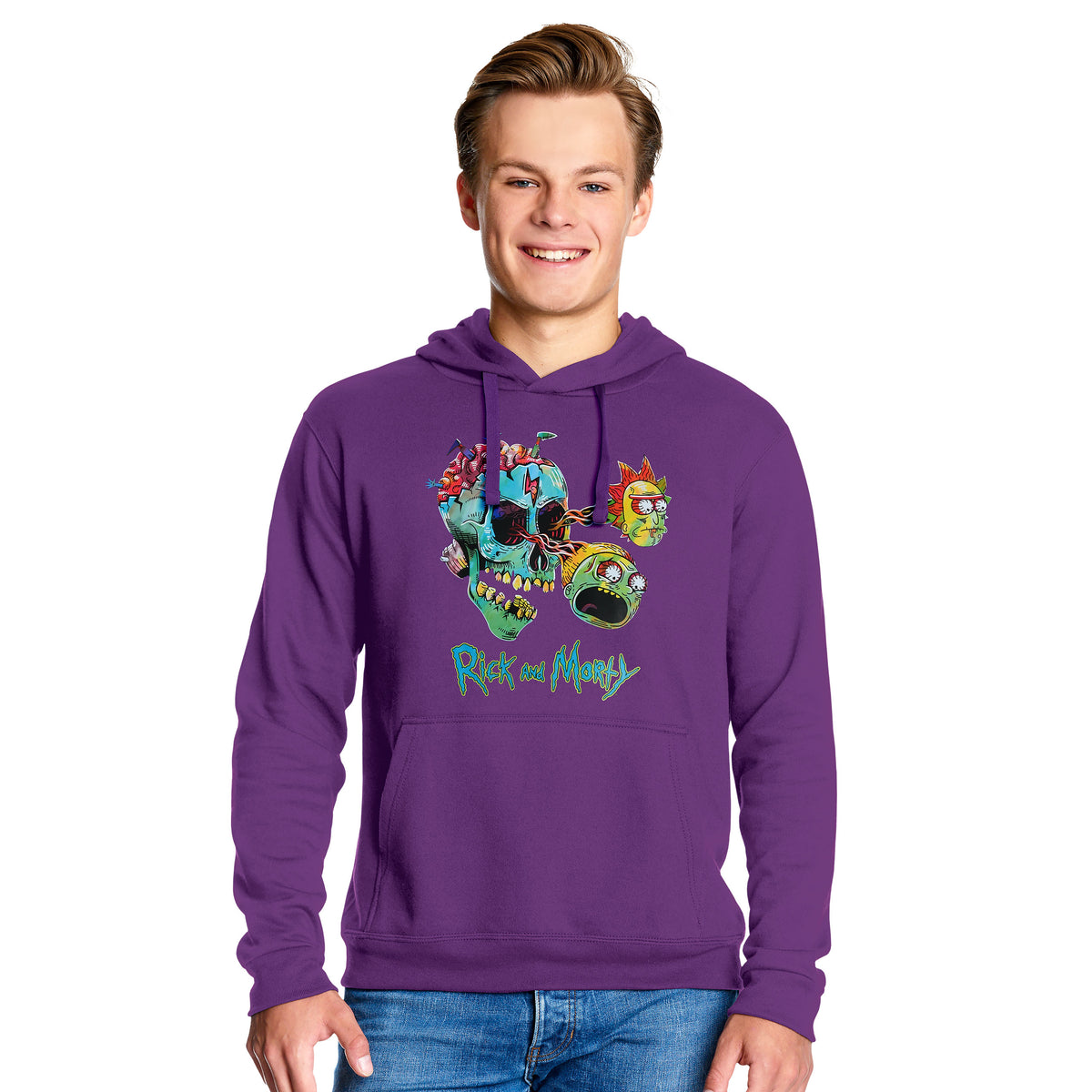 Productafbeelding Rick and Morty - Morty en Rick Face Hoodie