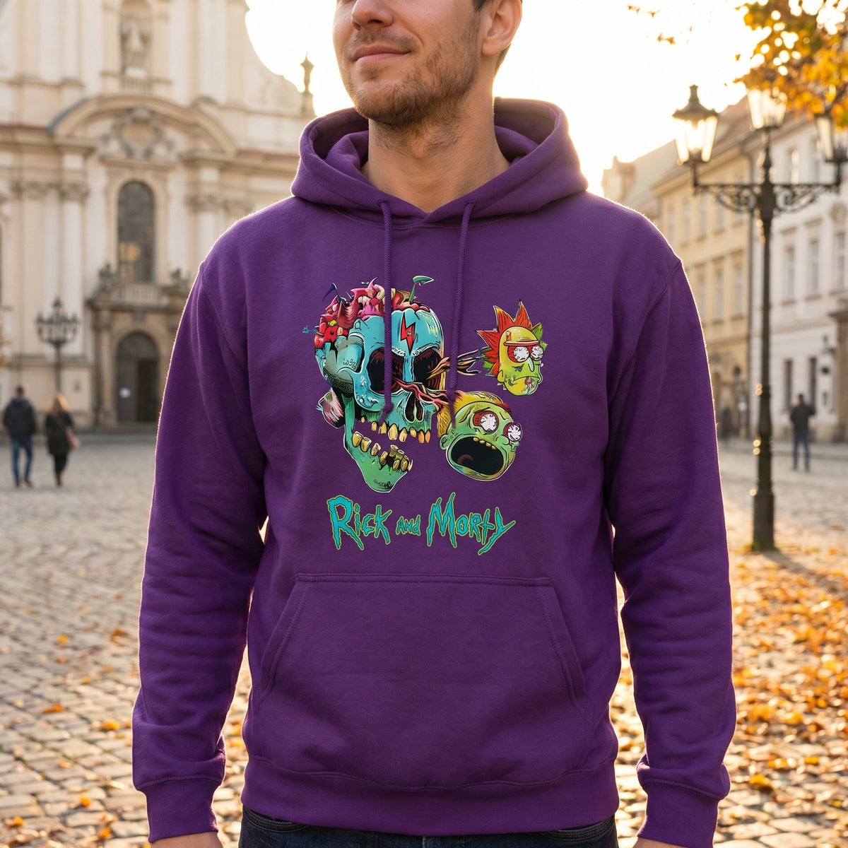 Productafbeelding Rick and Morty - Morty en Rick Face Hoodie