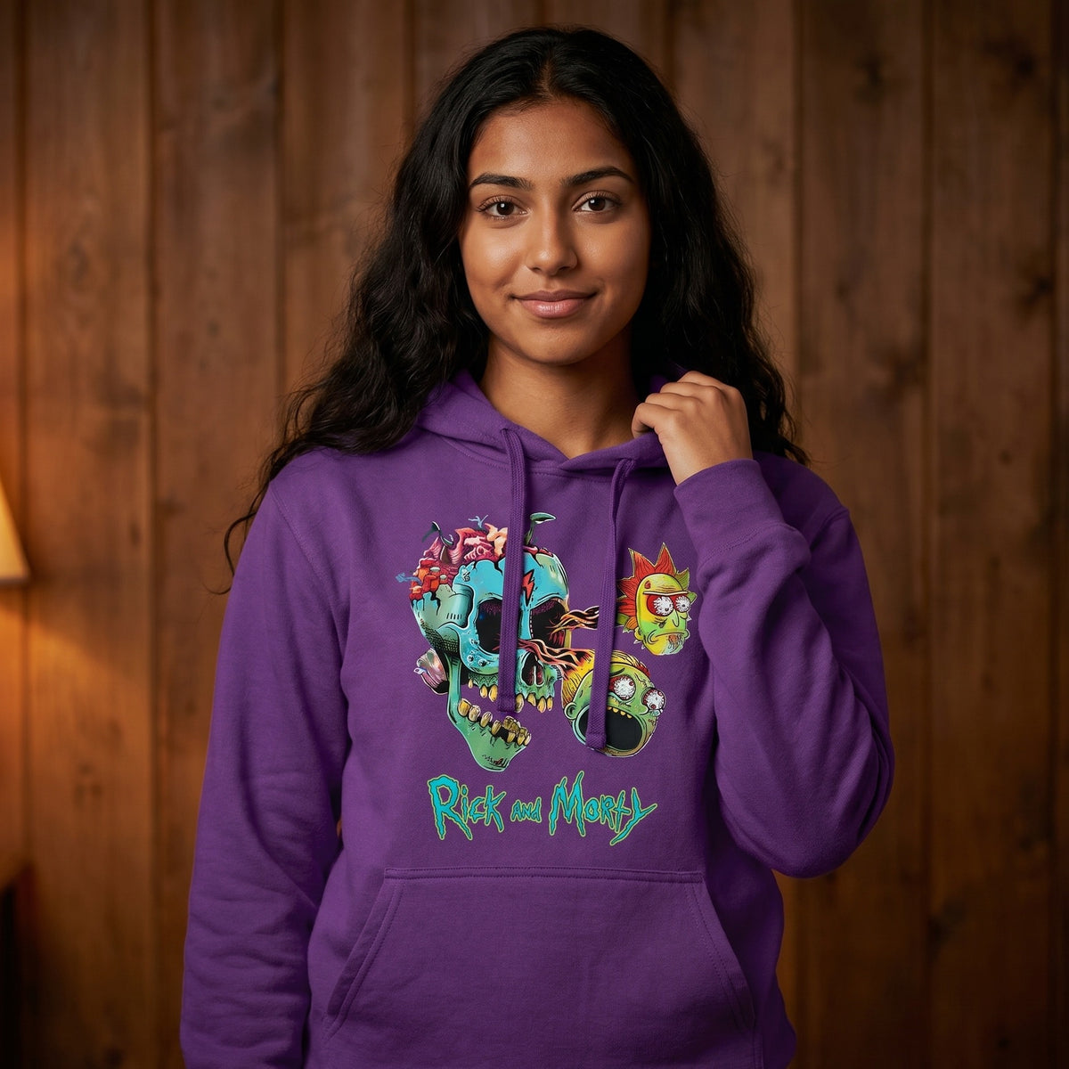 Productafbeelding Rick and Morty - Morty en Rick Face Hoodie