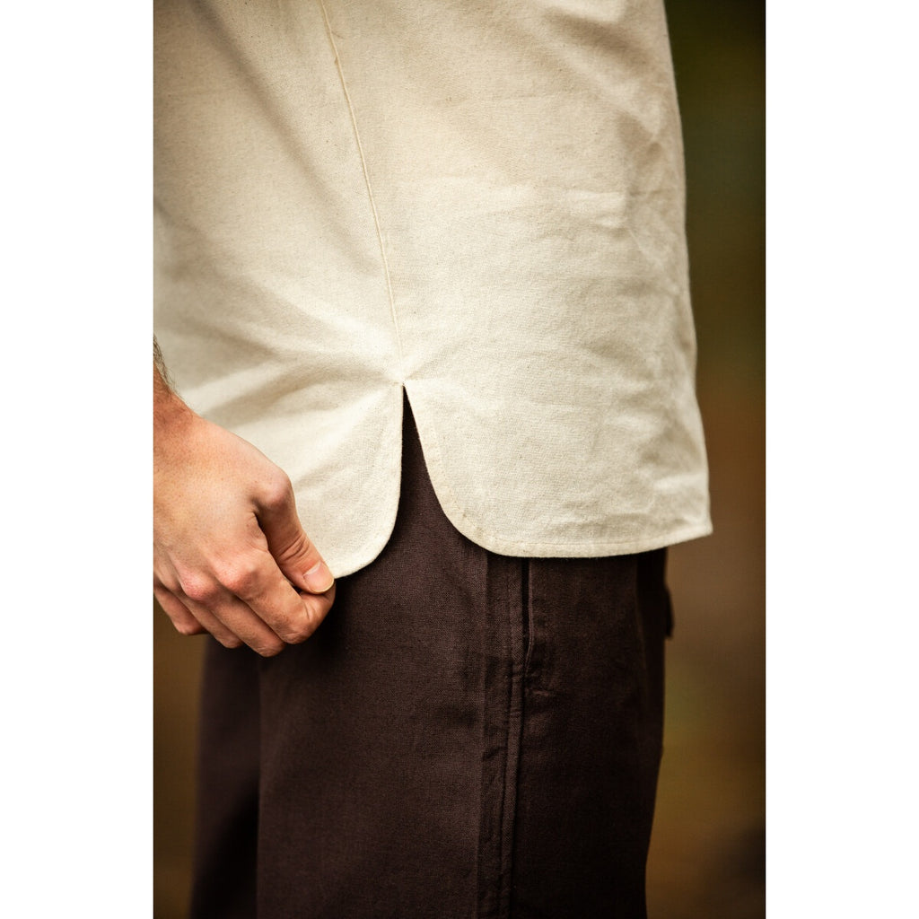 Productafbeelding Middeleeuws hemd Erhart korte mouw beige