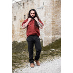 Productafbeelding Middeleeuws shirt Erik korte mouw rood