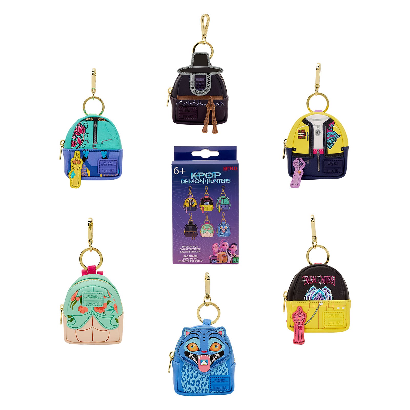 Product image KPop Demon Hunters – Mystery Mini Backpack Keychain Funko Loungefly