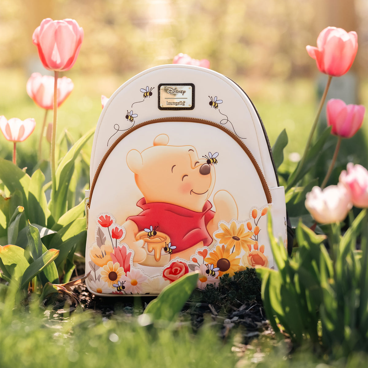 Productafbeelding Winnie de Poeh - Bloemen Rugzak
