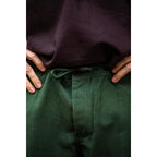 Productafbeelding Middeleeuwse broek Linhart met vetersluiting in de taille groen