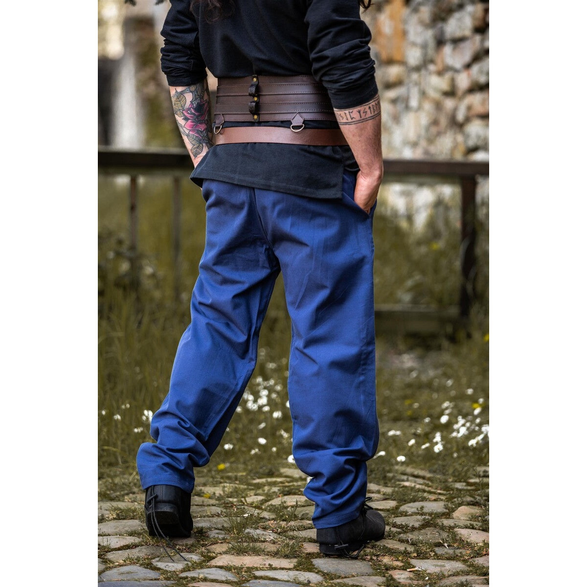 Productafbeelding Middeleeuwse broek Veit blauw