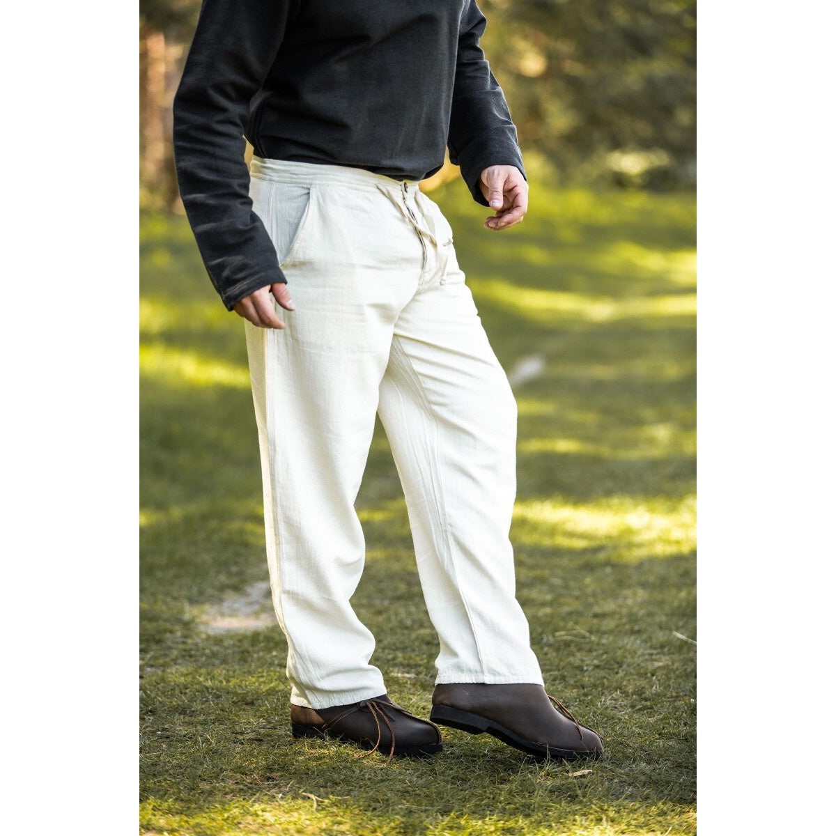 Productafbeelding Middeleeuwse broek Dirk beige
