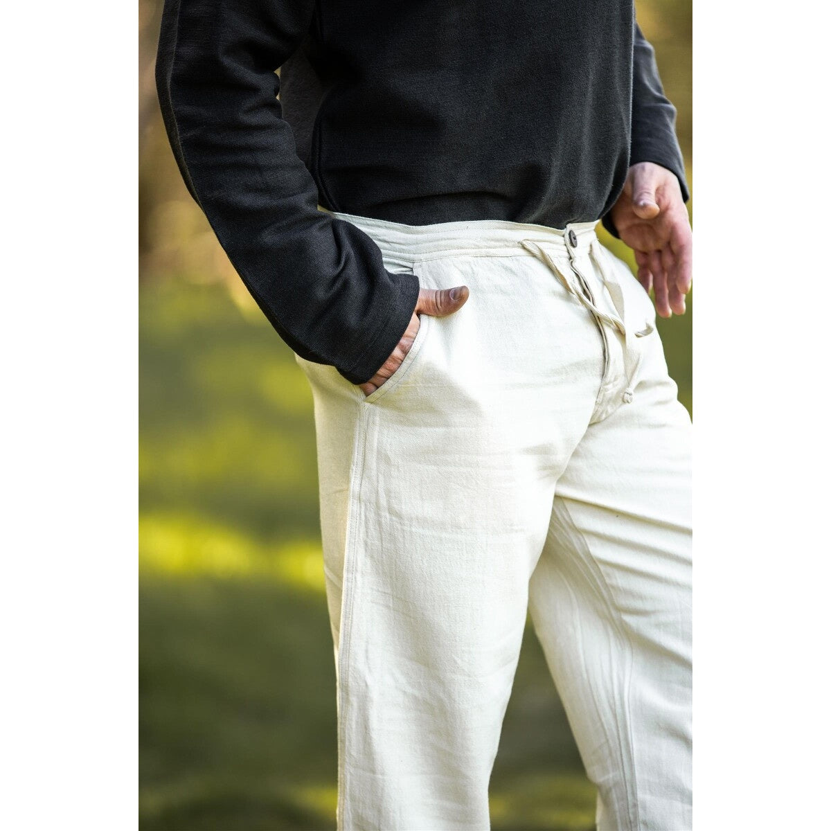 Productafbeelding Middeleeuwse broek Dirk beige