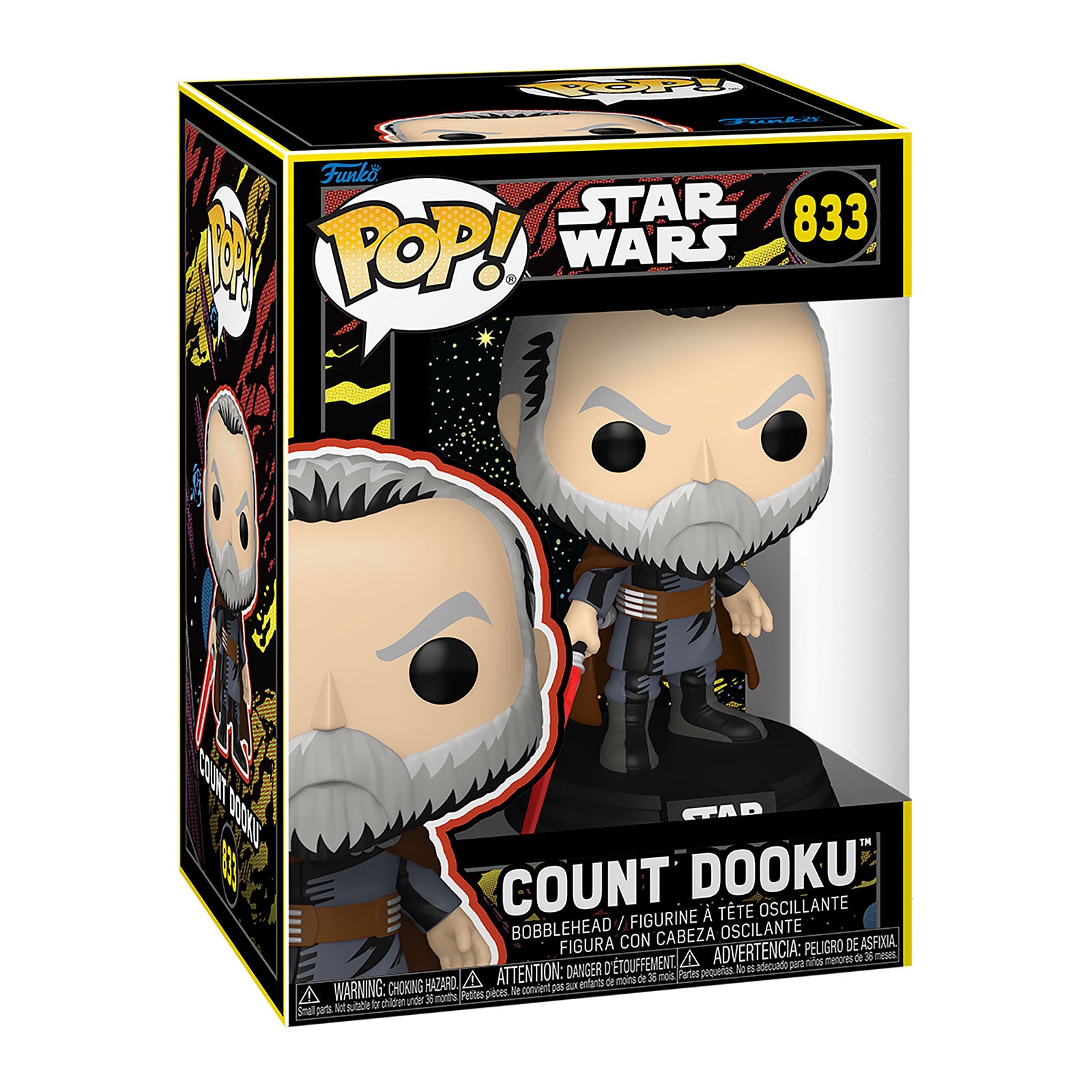 Productafbeelding Star Wars – Count Dooku Retro Funko Pop Bobblehead-figuur