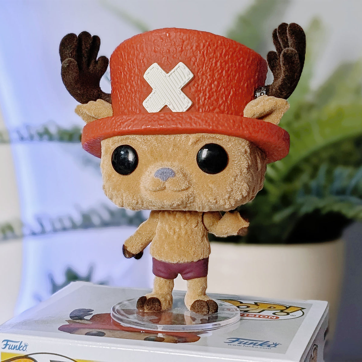 Productafbeelding One Piece Netflix - Chopper (Flocked) Funko Pop figuur