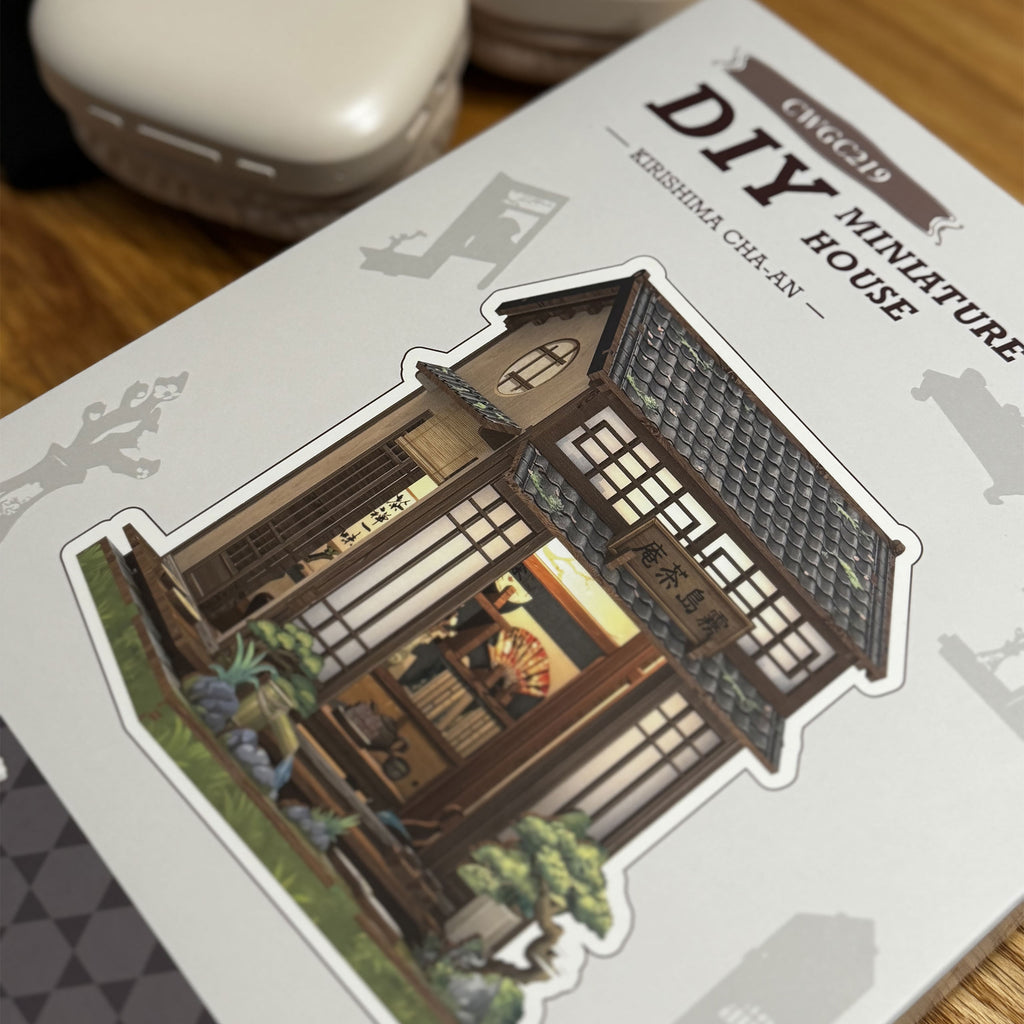 Productafbeelding CuteBee - Kirishima Cha-an miniatuurhuis Book Nook modelbouwset