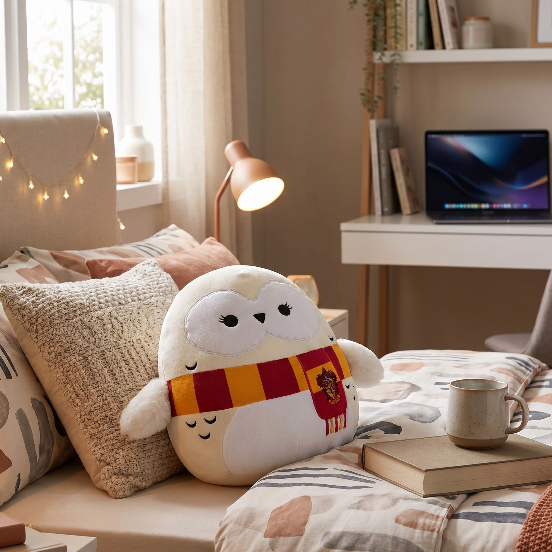 Productafbeelding Harry Potter - Hedwig met Sjaal Squishmallows Knuffelfiguur
