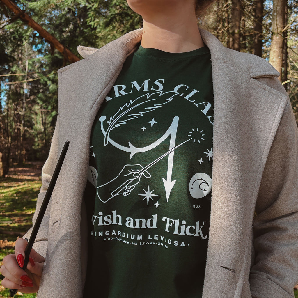 Productafbeelding Toverkunst Hogwarts T-shirt groen - Harry Potter