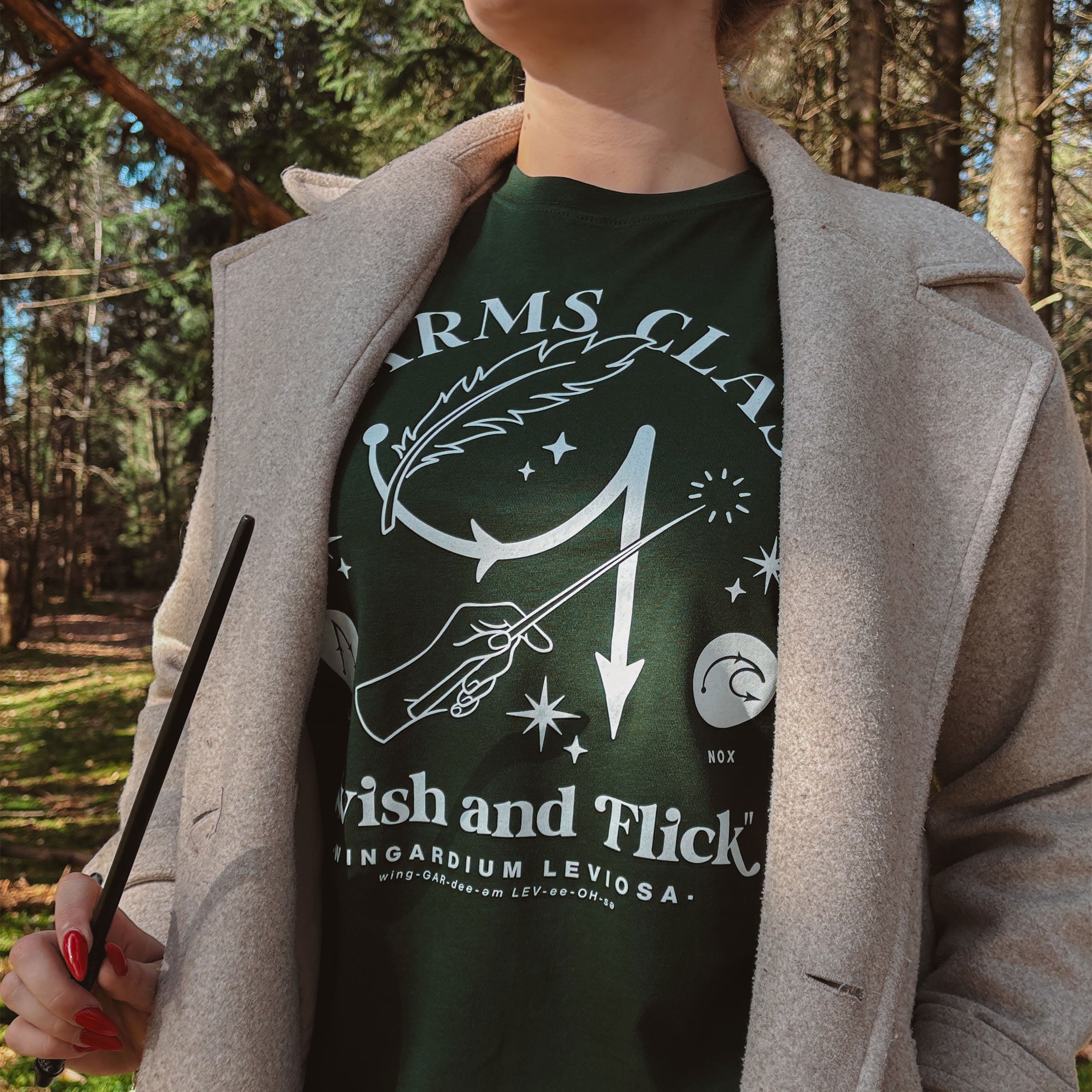 Productafbeelding Toverkunst Hogwarts T-shirt groen - Harry Potter