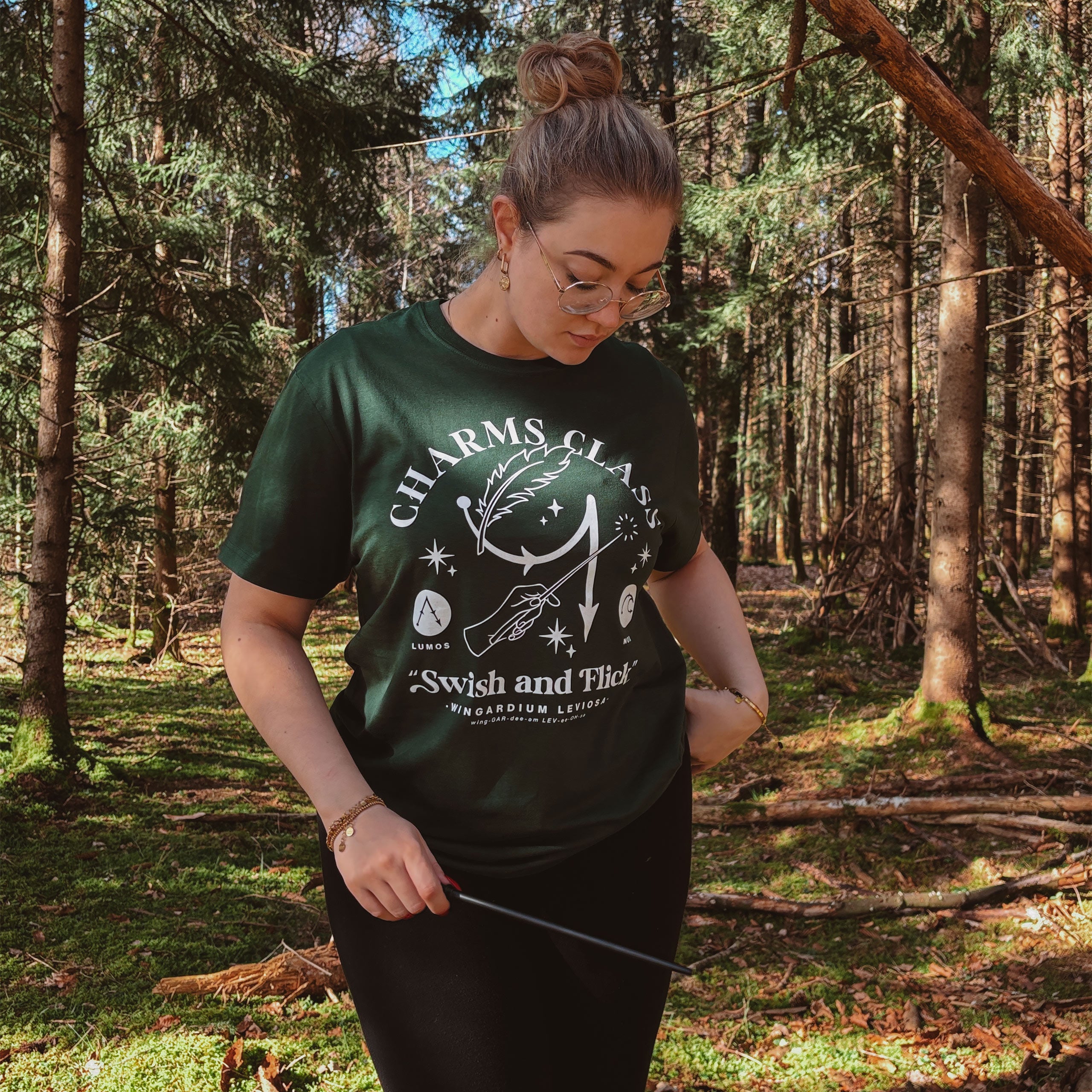 Productafbeelding Toverkunst Hogwarts T-shirt groen - Harry Potter