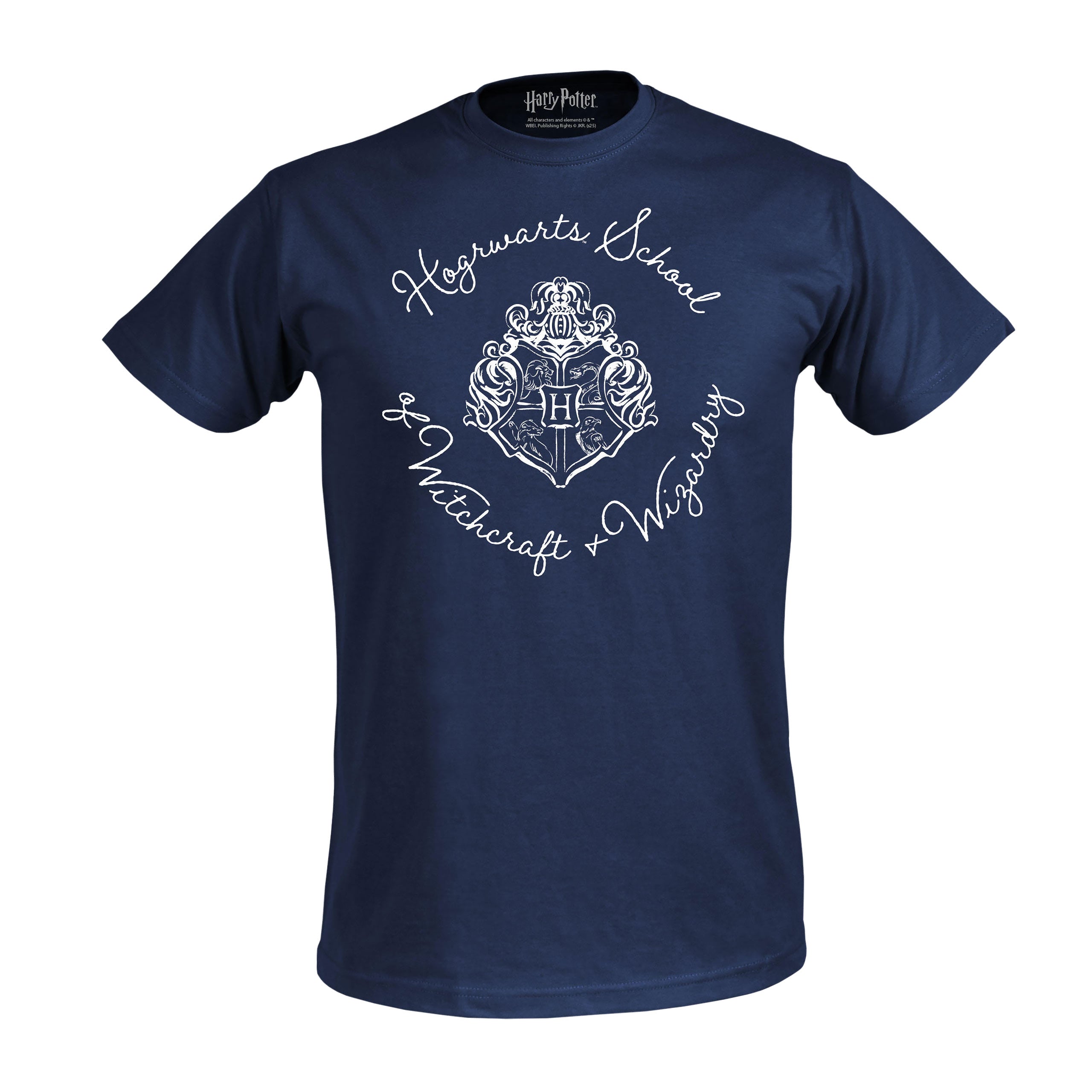 Productafbeelding Hogwarts Wapen T-shirt blauw - Harry Potter