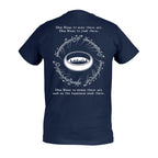 Productafbeelding De Ene Ring T-shirt blauw - In de Ban van de Ring