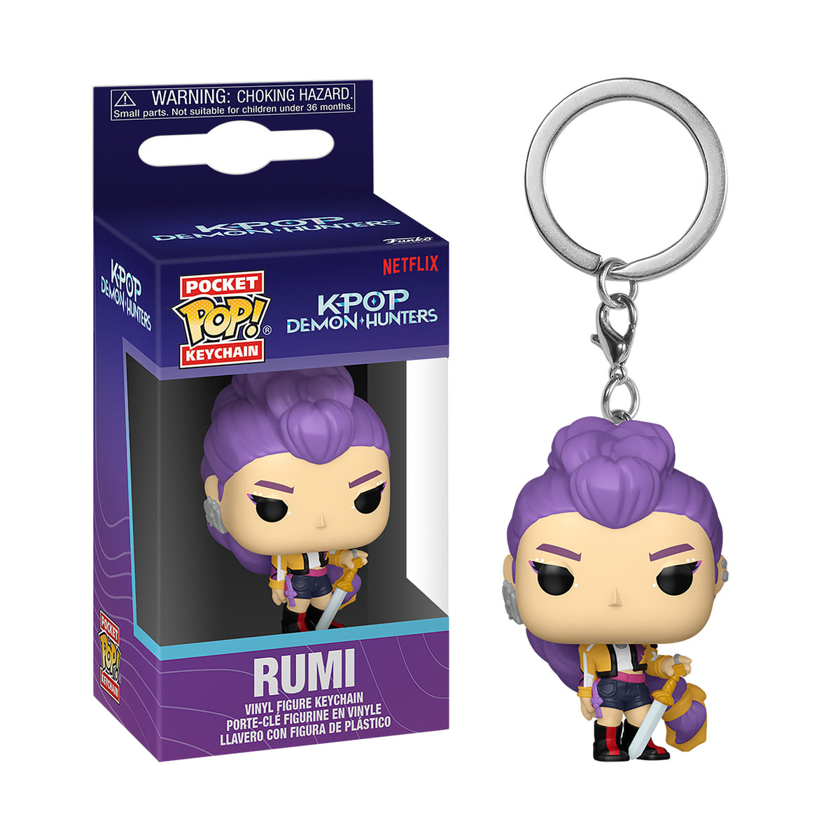 Productafbeelding KPop Demon Hunters - Rumi Funko Pop Sleutelhanger