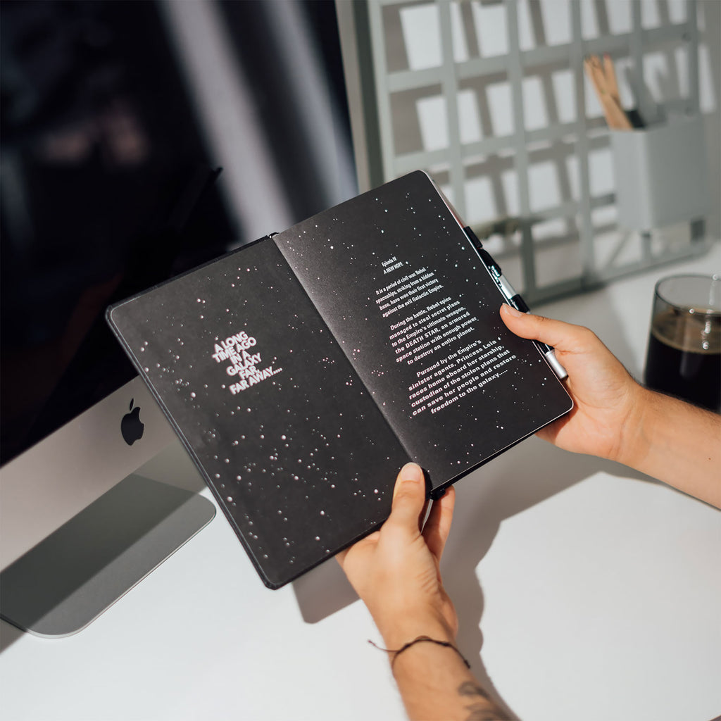 Productafbeelding Darth Vader notitieboek met lichtzwaardpen - Star Wars