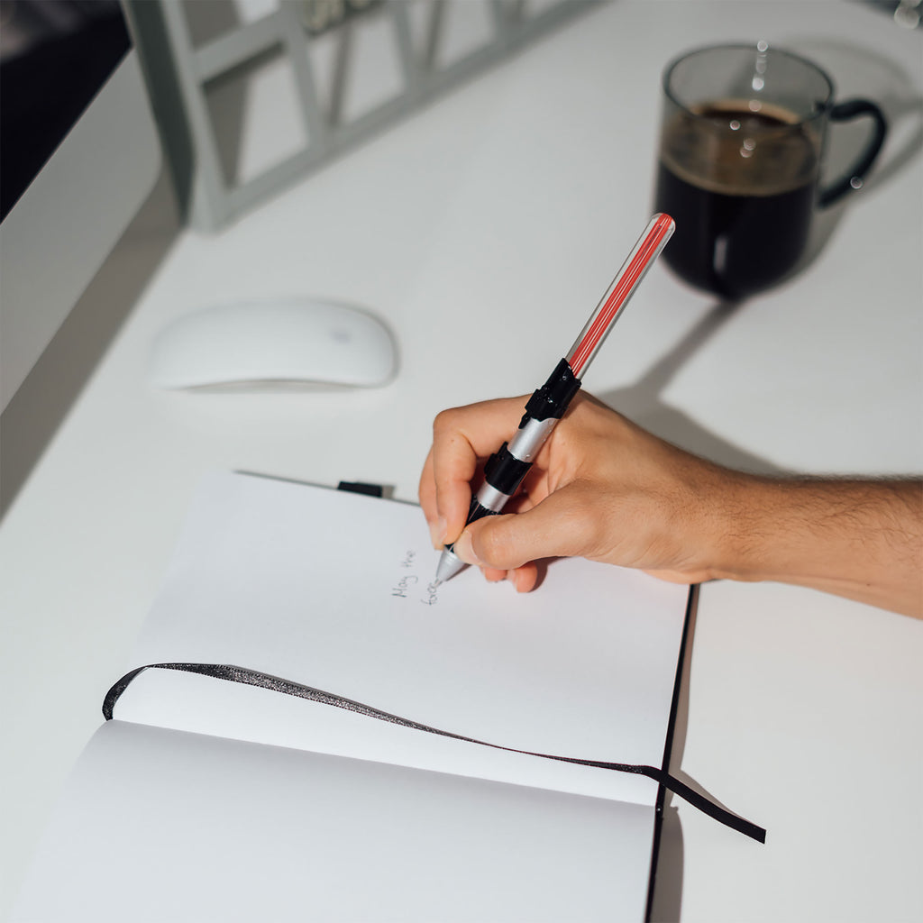 Productafbeelding Darth Vader notitieboek met lichtzwaardpen - Star Wars