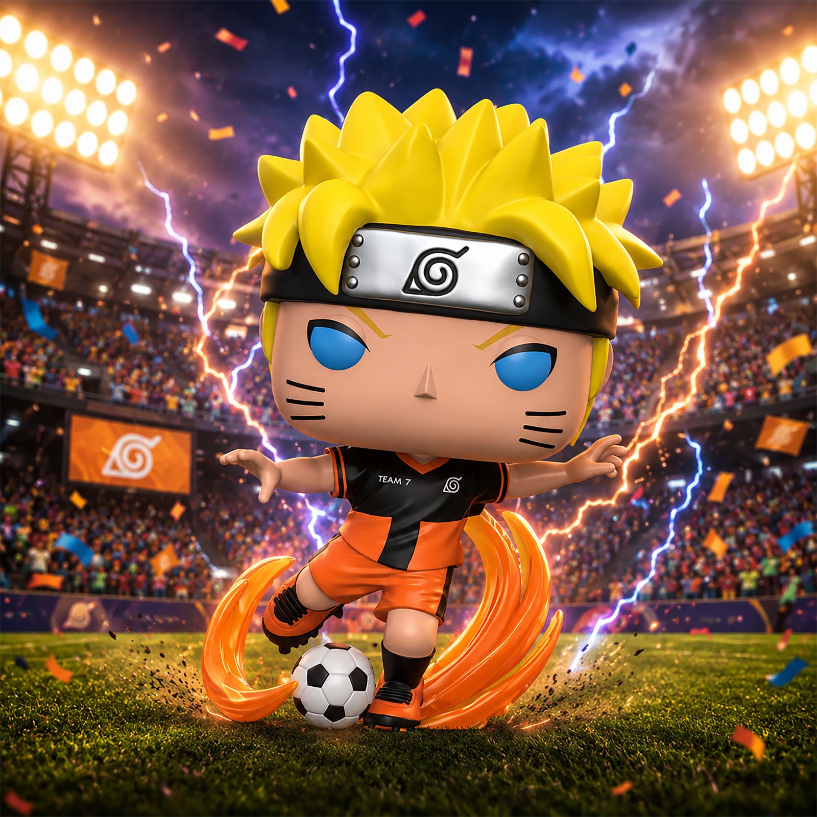Productafbeelding Naruto met voetbal Funko Pop-figuur - Naruto Shippuden