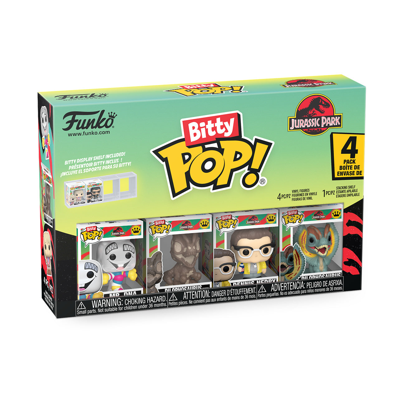 Productafbeelding Jurassic Park - Funko Bitty Pop Figuren Set Series 3
