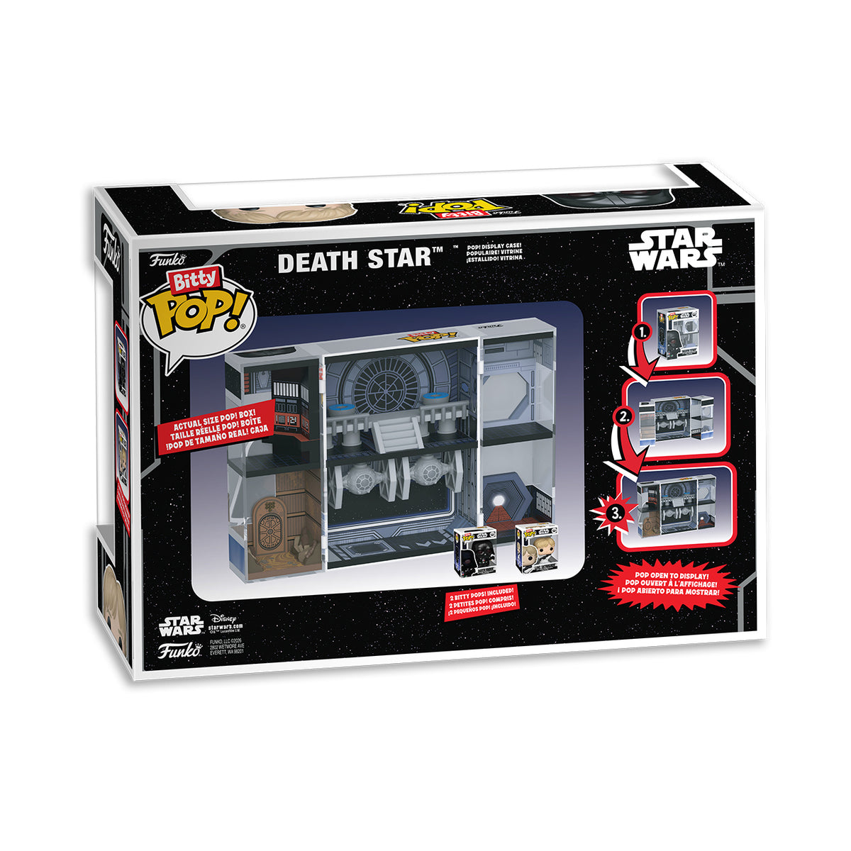 Productafbeelding Star Wars - Death Star Funko Bitty Pop Display met 2 figuren
