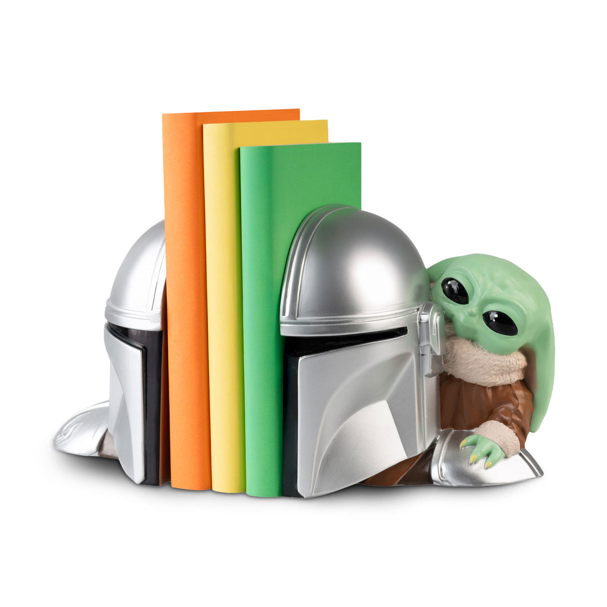 Productafbeelding Grogu en Mandalorian Boekensteunen - Star Wars The Mandalorian