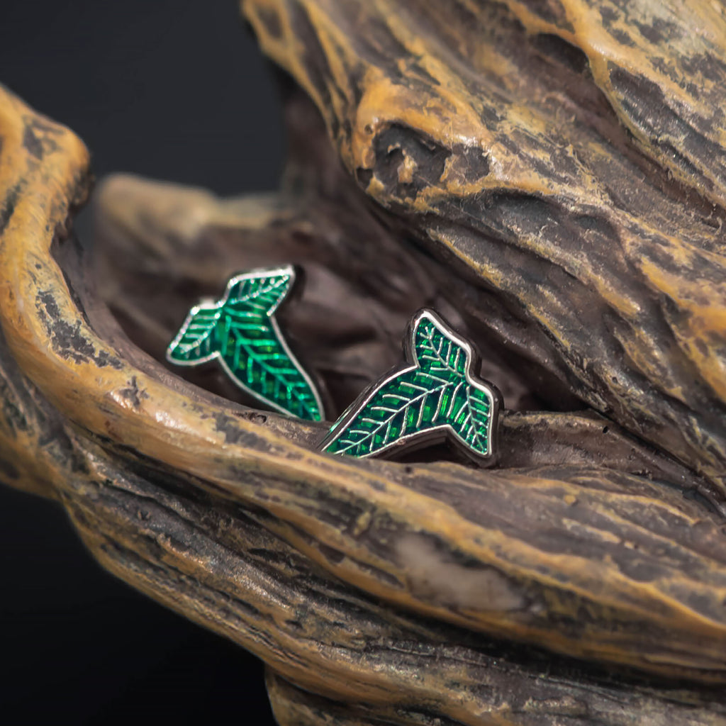 Productafbeelding In de Ban van de Ring - Bladbroche sieradenset in cadeauverpakking