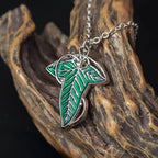 Productafbeelding In de Ban van de Ring - Bladbroche sieradenset in cadeauverpakking