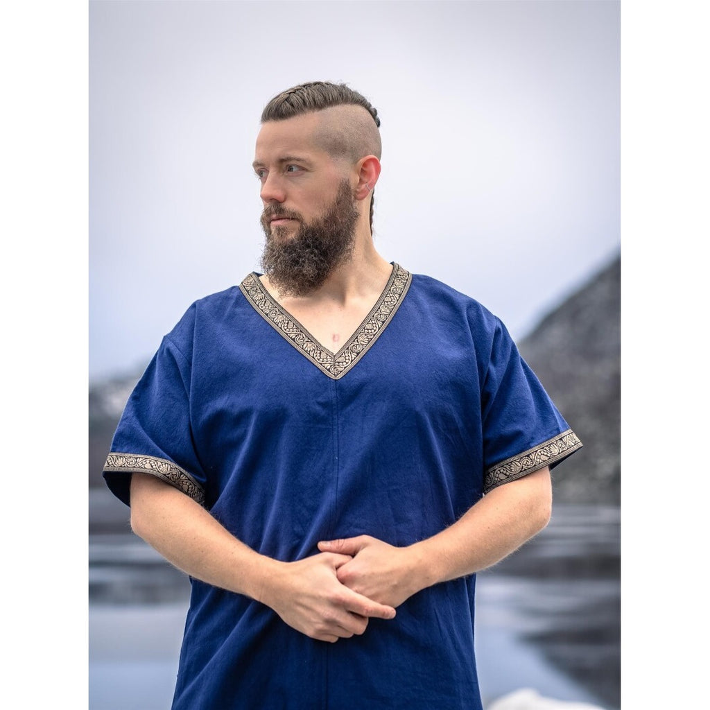 Product image Medieval Short-Sleeve Tunic Loki blue