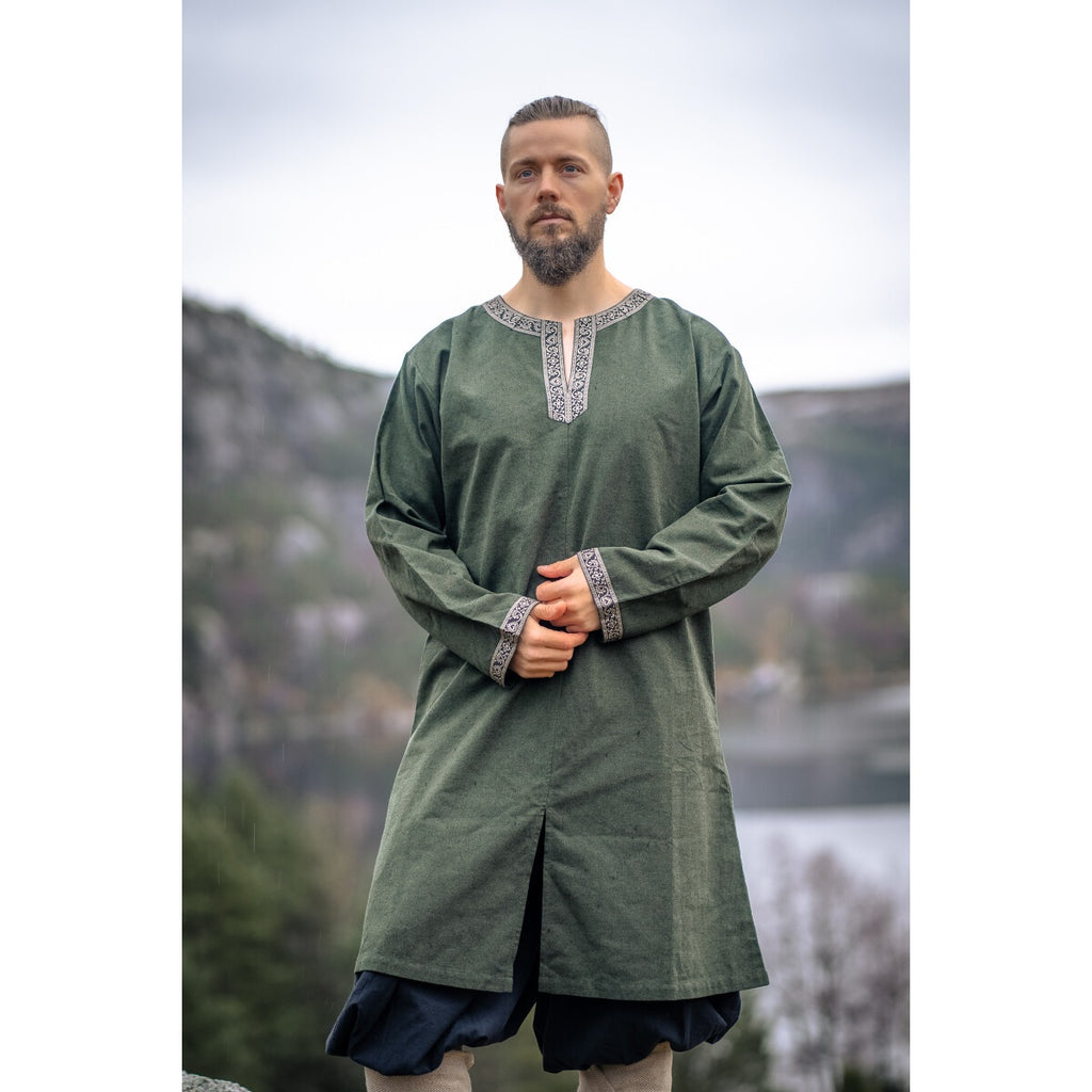 Productafbeelding Middeleeuwse vikingtunik Aegir groen