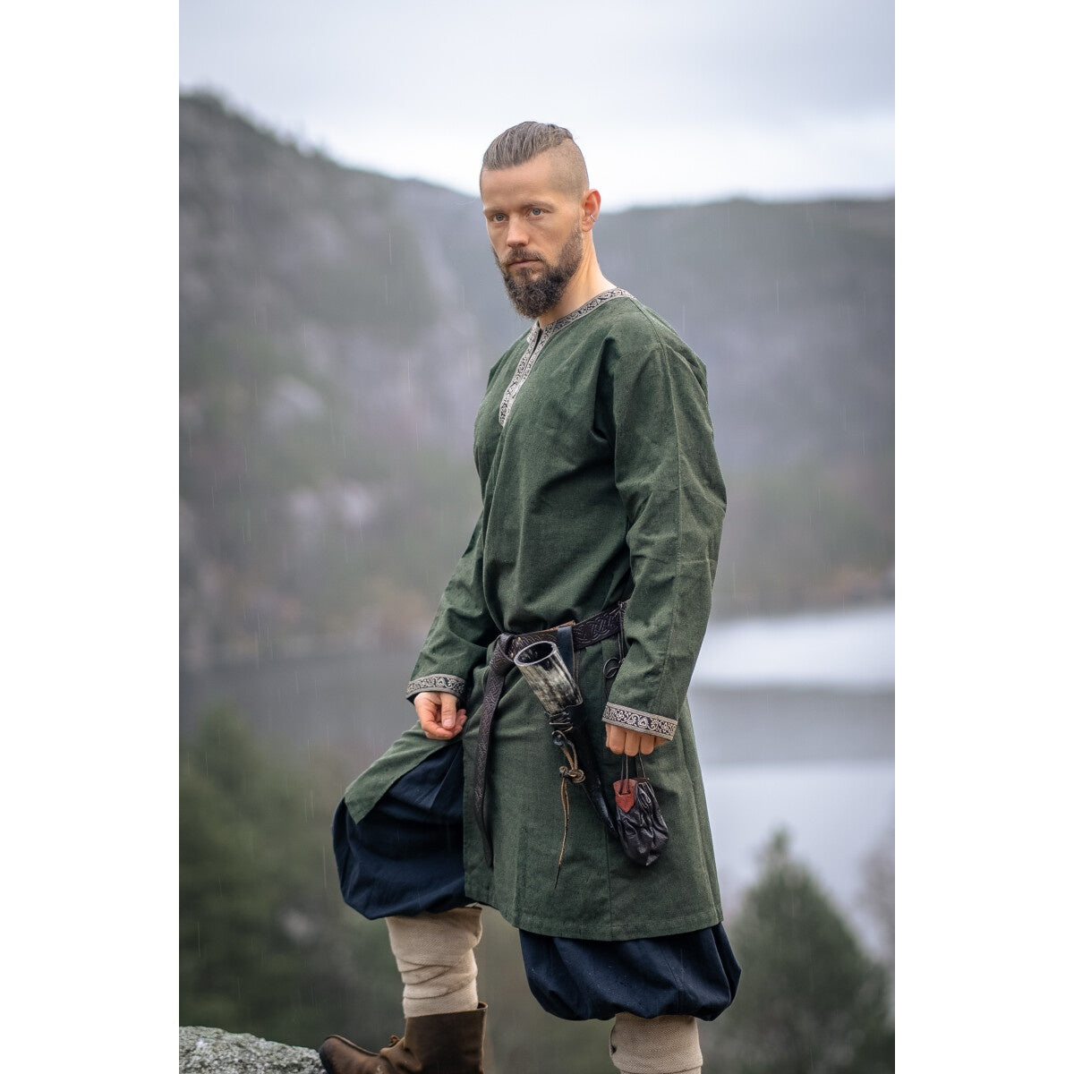 Productafbeelding Middeleeuwse vikingtunik Aegir groen
