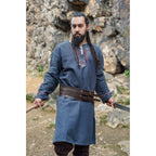 Productafbeelding Middeleeuwse vikingtunika Freki blauwgrijs