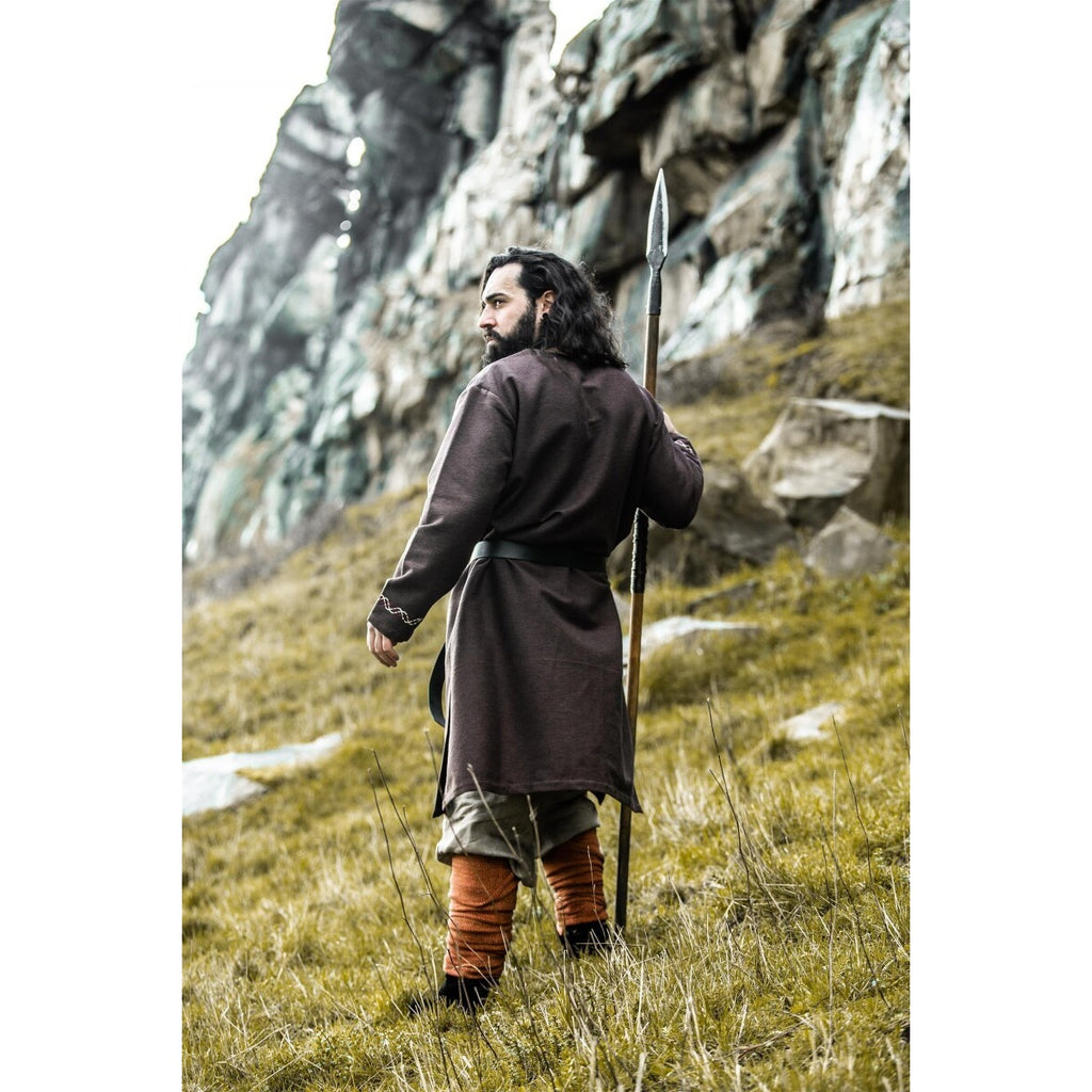 Productafbeelding Middeleeuwse Viking tuniek Freki bruin