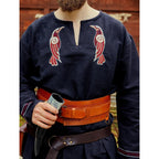 Productafbeelding Middeleeuwse Viking-tuniek Hugin & Munin zwart