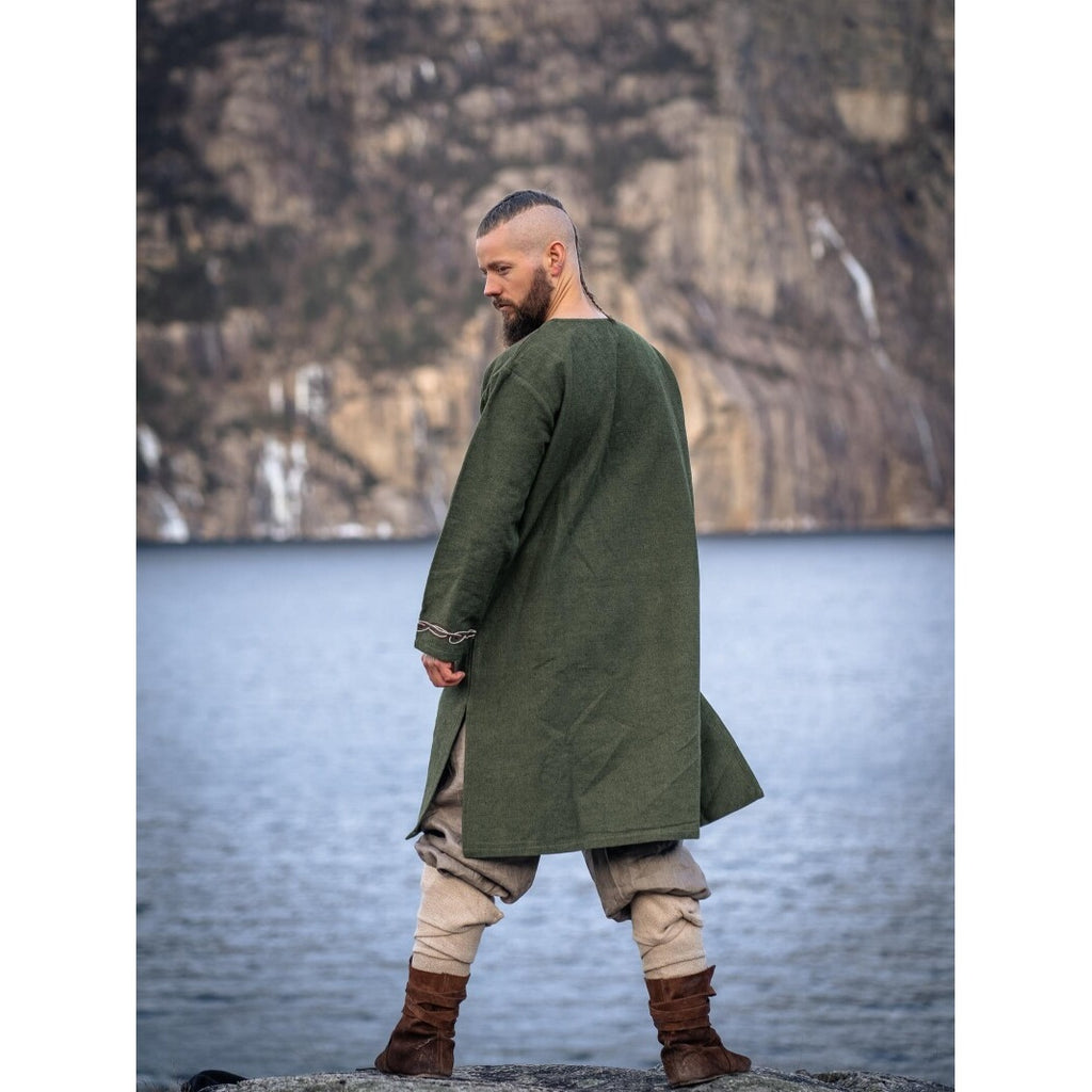 Productafbeelding Middeleeuwse Viking tuniek Snorri groen