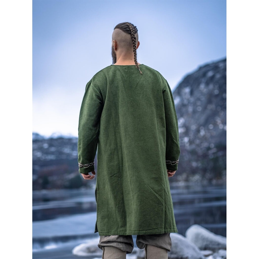 Productafbeelding Middeleeuwse Viking tuniek Snorri groen