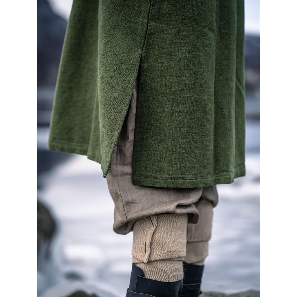 Productafbeelding Middeleeuwse Viking tuniek Snorri groen
