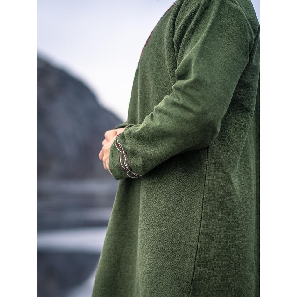 Productafbeelding Middeleeuwse Viking tuniek Snorri groen