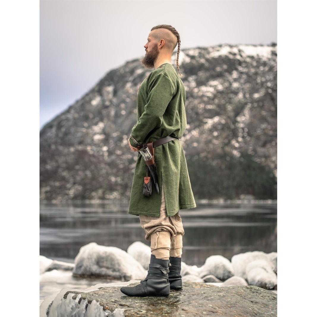 Productafbeelding Middeleeuwse Viking tuniek Snorri groen
