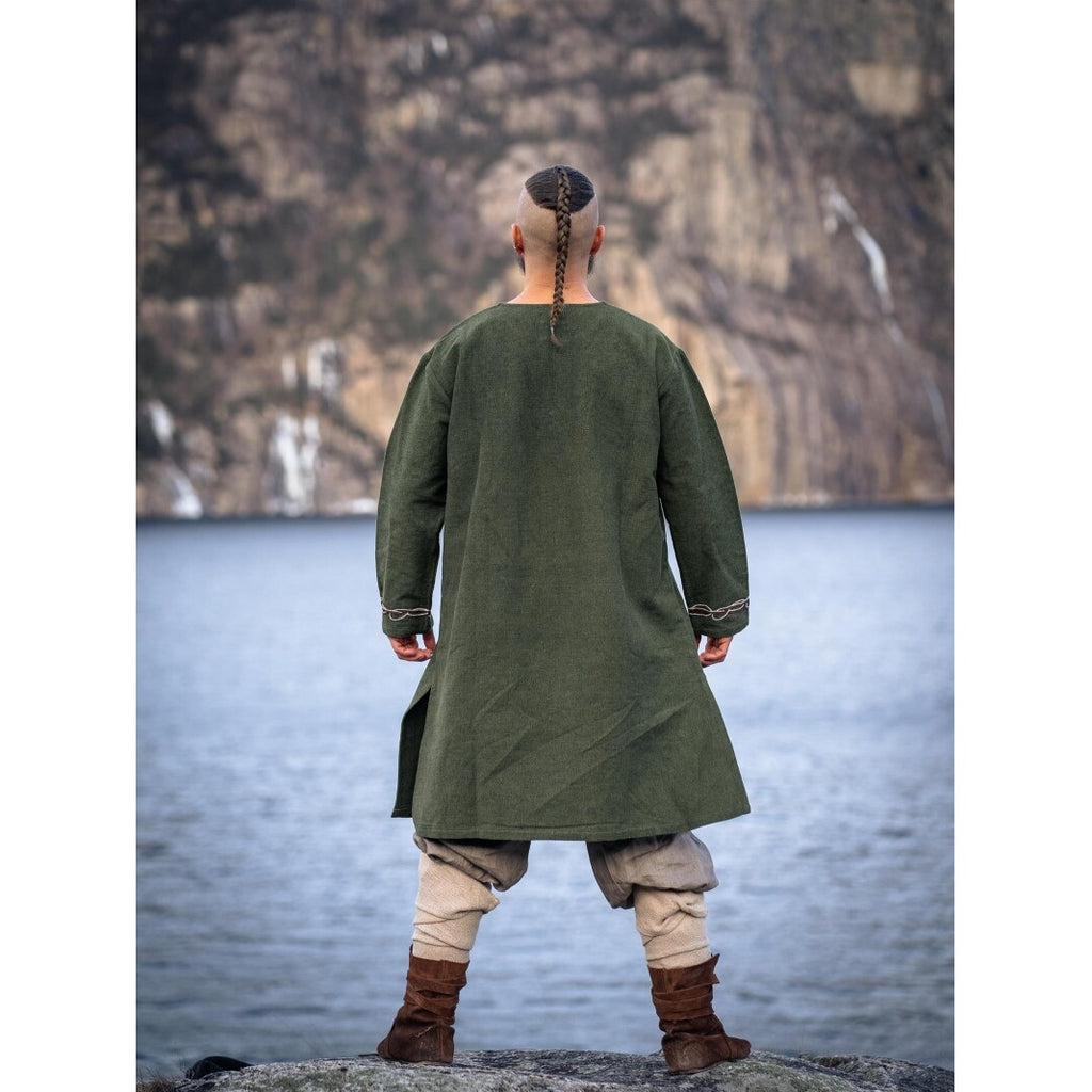 Productafbeelding Middeleeuwse Viking tuniek Snorri groen