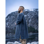 Productafbeelding Middeleeuwse Viking-tuniek Snorri grijsblauw