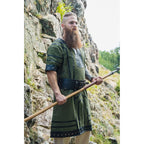 Productafbeelding Middeleeuwse Viking tuniek Rollo korte mouw groen