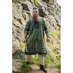 Productafbeelding Middeleeuwse Viking tuniek Rollo korte mouw groen