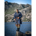 Productafbeelding Middeleeuwse Viking tuniek Erik donkerblauw