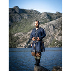 Productafbeelding Middeleeuwse Viking tuniek Erik donkerblauw