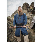 Productafbeelding Middeleeuwse Viking tuniek Erik donkerblauw