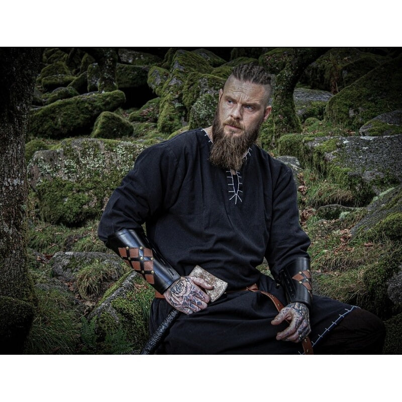 Productafbeelding Middeleeuwse Viking Tuniek Erwin zwart