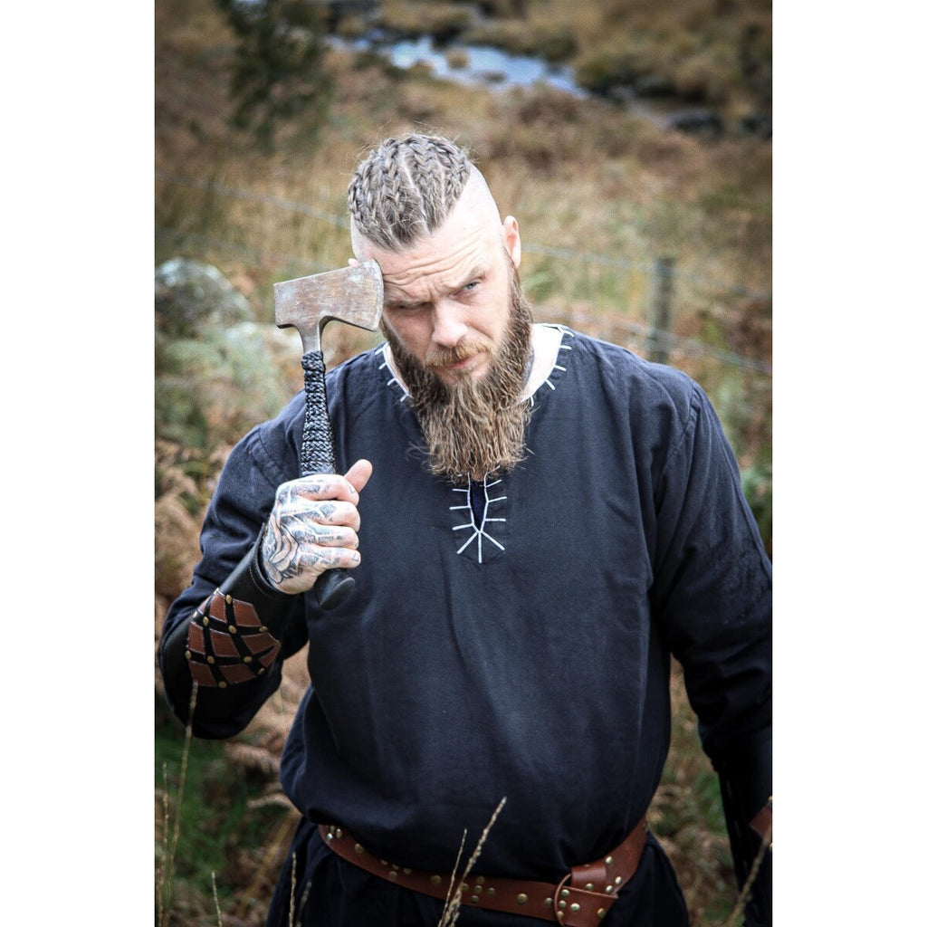 Productafbeelding Middeleeuwse Viking Tuniek Erwin zwart